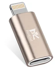 RoiCiel iphone変換アタブターType-CからLightningへアルミニウム合金製変換アダプター/USB PD（PowerDelivery＝パワーデリバリー） to ライトニング ケーブル/アップル純正USB-Cケーブルも対応