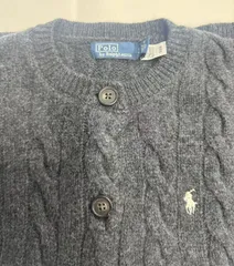セール　Polo Ralph Lauren ラルフ ローレン 長袖 ケーブルニット カーディガン アウトレット セーター XLサイズ