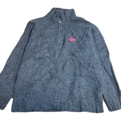 NAPAPIJRI ハーフジップ　ニット　グレー　Lサイズ　US古着　ウール100% ナパピリ　モーリシャスのサムネイル