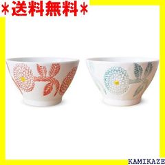 ☆ J-kitchens 勲山窯 ペア くらわんか 茶碗 ー レッド 2160