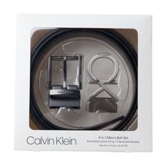 カルバン・クライン 専属BOX付き メンズ ベルトセット 11CK020007