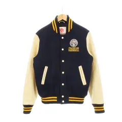 美品 L相当 FRANKLIN & MARSHALL スタジャン ワッペン 牛革 美品 L相当 FRANKLIN & MARSHALL スタジャン ワッペン 牛革