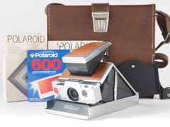 ポラロイド Polaroid SX-70 Brown Instant Film Land Camera ケース [美品] #Z5103A