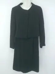 ◇ PARISSIMA YUKI TORII ブラック フォーマル ワンピース ジャケット アンサンブル サイズ11 ブラック レディース P 1308010007422