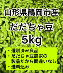 6/29収穫】枝豆 5kg A品 当日発送 新潟系14号 農家直送 新潟産 - メルカリ