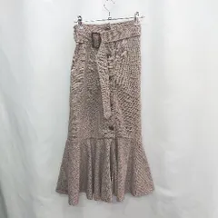 ◇ ⊇◎ dazzlin ダズリン ウール系 ロング マーメイド スカート サイズS ブラウン レディース E  【1503050038591】のサムネイル
