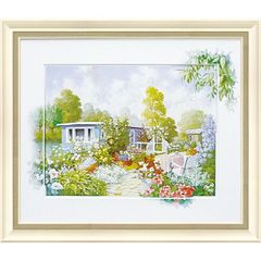 生田明『花咲く頃/プロヴァンス』21/250 ジクレー 風景画 額装 美術品