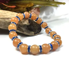 ピンクアベンチュリン パワーストーン ブレスレット 天然石 10mm （ブルー）メンズ・レディース　男性・女性　数珠ブレス　開運  [o]　