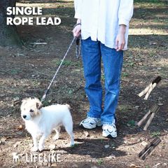 【シングルロープリード】犬 リード 小型犬 犬 犬服 犬の服 リード 多機能 犬用 散歩 ランニング ジョギング 丈夫 ロープ［ライフライク LIFELIKE公式］