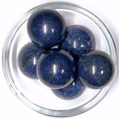 ラピスラズリ 20ｍｍ丸玉 1個売り[Bタイプ]    ☆パワーストーン スフィア