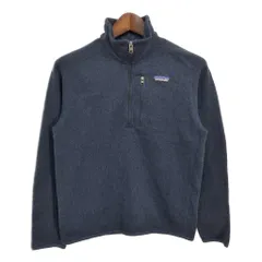 patagonia パタゴニア ベターセーター ハーフジップ フリースジャケット アウトドア ネイビー (メンズ XS) 中古 古着 S0507