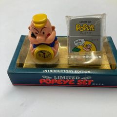 POPEYE　ミニクロック　ZIPPOライターセット