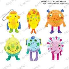 【中古】キーホルダー 全6種セット 「ナンジャモンジャ カプセルフィギュアキーホルダー -ミドリ vol.1-」