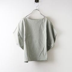 ガサ GASA * コットン モックネック プルオーバー ブラウス
