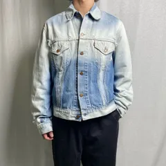 00年代 Levi's ユーロリーバイス 70500 04 ブリーチ加工 デニムジャケット メンズXL 