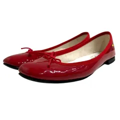 【極美品】repetto レペット　カミーユ　パンプス　レッド　赤　エナメル 美品】Repetto レペット エナメル レッド 赤 パンプスハイヒール