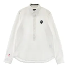 サイズ：1 PEARLY GATES パーリーゲイツ  長袖ポロシャツ ボタンダウン  ホワイト系 [240101503712] ゴルフウェア レディース ストスト