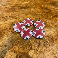 5個セット ユニオンジャック イギリス国旗 缶バッジ 32mm バッチ