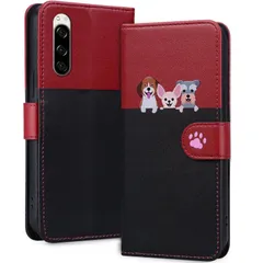 【人気商品】sov41 xperia ケース エクスペリア5 ケース ケース so01m ケース xperia 手帳型 sov41 手帳型 ケース財布型 カード収納 so-01m 傷つけ防 スマホホルダー 5 可愛い子猫の柄 磁気バックル Sony クッション