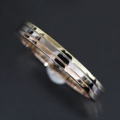 超美品 ブルガリ BVLGARI トゥボガス バングル オニキス 25.2g SS 箱 