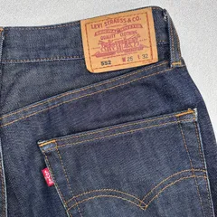 送料無料 即決 ★日本製 リーバイス 552 ★ W25 ストレート デニム ジーンズ  Levi's メンズ 100%コットン 90年代 ジッパーフライ p240304