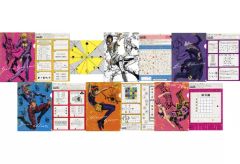 [중고] 클리어 파일 집합 A4 수수께끼 클리어 파일 세트 (6 장 세트) [리얼 탈출 게임 × 조조의 기묘한 모험 제 5 부 황금의 바람 조조의 기묘한 미술관에서 탈출]