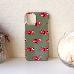 赤べこのiPhoneケース【グリーン】