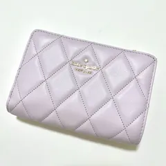 ケイトスペード 財布 ウォレット 二つ折り キルティング レディース ピンク	HWI