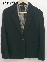◇ AZUL BY MOUSSY アズール バイマウジー 1B 長袖 テーラードジャケット サイズF ブラック レディース  【1110080007505】