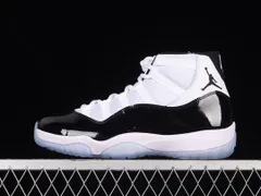 2024年最新】ナイキ エア ジョーダン11 レトロ コンコルド NIKE AIR JORDAN11 RETRO CONCORD AJ11  WHITE/BLACK 白黒 2018年復刻の人気アイテム - メルカリ