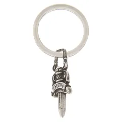 CHROME HEARTS (クロムハーツ) RNG&No5 DGGR スプリットキーリング キーホルダー ダガーチャーム シルバーのサムネイル
