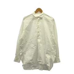 None / | MODEL'S LINK / モデルスリンク シャーリング コットン プルオーバー シャツ | 0 | ホワイト | メンズ