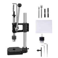 新品 ERPHIC ハンドプレス機 皮革パンチャー手動パンチャー手動パンチャーをDIYするための皮革工芸パンチャーと成形プレス （ハンドプレス本体 +ドリルチャック＋ PP板＋菱目打ち）