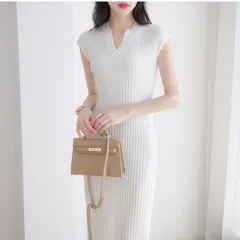 ニットワンピース レディース 薄手 フィットワンピース ニット ロングニット ニットソー 女性 おしゃれ ファッションduoyun02