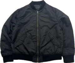 UNIQLO ☆ ユニクロ MA-1 フライトジャケット ブルゾン ブラック レディース XL 秋冬 ミリタリー ストリート モード 大人カジュアル■F262