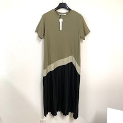 RADIATE】ラディエイト/裾プリーツラインデザインワンピース/9号