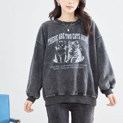 [TRUBE]【M〜L】ツーキャットヴィンテージプルオーバ