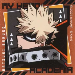 【中古】バッジ・ビンズ 爆豪勝己 「劇場版 僕のヒーローアカデミア THE MOVIE ユアネクスト 公開記念POP UP SHOP 描き下ろしラメアクリルバッジコレクション」