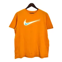 NIKE ナイキ ロゴ 半袖Ｔシャツ スポーツ オレンジ(メンズ XL)中古 古着 U0252