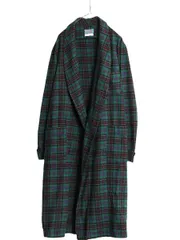 PENDLETON ペンドルトン USA製 ウールガウンコート グリーンチェック