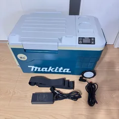 ★ほぼ未使用品 マキタ冷蔵庫 CW180D 充電式保冷温庫 青 ポータブル冷蔵庫 Makita - ☆中古品☆ makita マキタ 充電式 保冷温庫 CW180D