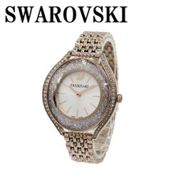 スワロフスキー SWAROVSKI 5519456 腕時計 クリスタルオーラ クォーツ アナログ 電池式 ウォッチ レディース シャンパンゴールド ホワイトシルバー