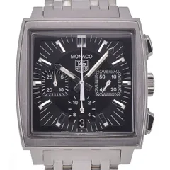 タグホイヤー TAG HEUER CW2111.BA0780 モナコ  クロノグラフ デイト  自動巻き メンズ良品 C#130360のサムネイル