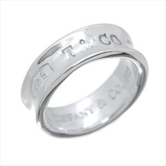 ティファニー Tiffany&co1837 リング 11号 ミディアム シルバー Ag925 レディース【中古】
