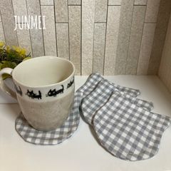コースター　ハンドメイド　ねこ