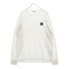 STONE ISLAND (ストーンアイランド) Patch Long Sleeve T-Shirt パッチ ロングスリーブ 長袖Tシャツ 741522713 V0001 ホワイト