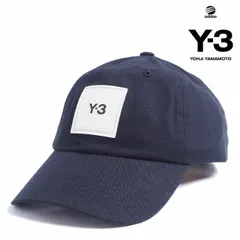 Y-3(adidas×Yohji Yamamoto) Y3 SQL CAP　ワイスリー アディダス ヨージヤマモト ロゴ 刺繍 ブラック 黒 メンズ 男性 レディース 女性 小物 帽子 キャップ ハットアクセサリー ストリート ワンポイント プレゼント USモ
