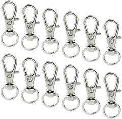 新品 sinayaku 手芸用品 アクセサリーナスカン 回転フック 30mm シルバー