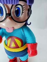 値下げ！Dr.スランプアラレちゃん 特大ソフビフィギュア 飛行帽 40cm