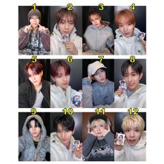 K-POP グッズ NEXZ ネクスジ トレカ 風 フォトカード １２枚セット メール便可 オリジナル 韓流 アイドル NEX2Y 虹プロ Nizi Project